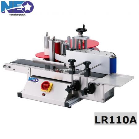 etiquetadora de botellas redondas de sobremesa